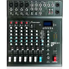 Studiomaster CLUB XS 8+ 8 canali mixer USB SD BT riproduzione DJ per karaoke e PA
