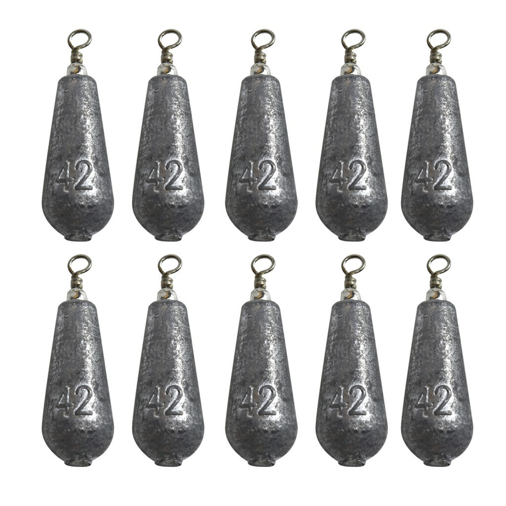 10 pcs Fishing Sinkers Bulk Tear Drop Shaped Lead Sinker 21g283g Weights eBay