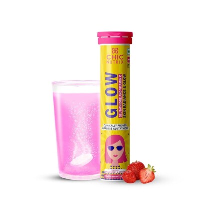 chic glow glutathione Chicnutrix Glow- 20 Effervescent Tablets| Japanese & Vit. C Chicnutrix Glow + Super C