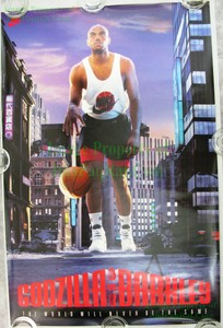 charles barkley godzilla poster
