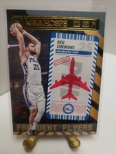 2021-22 NBA Hoops - Ben Simmons Frequent Flyers #5 GOLD HOLO Philadelphia 76ers