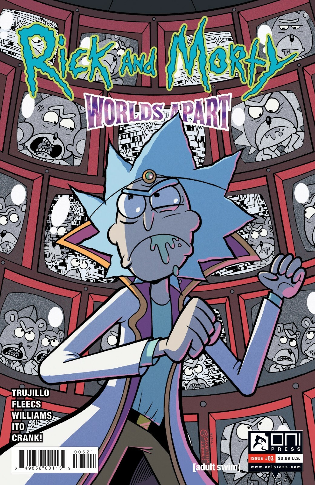 RICK AND MORTY: WORLDS APART #3 (2021) - Cover B- New Bagged