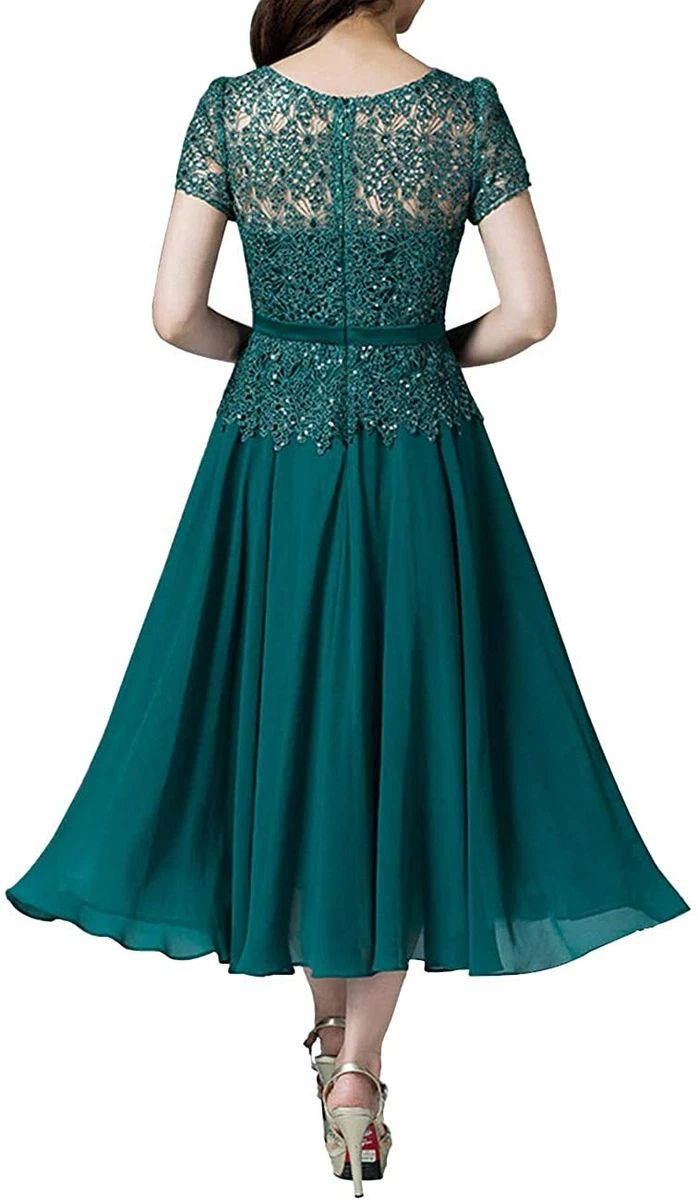 Tea length cheap chiffon dresses