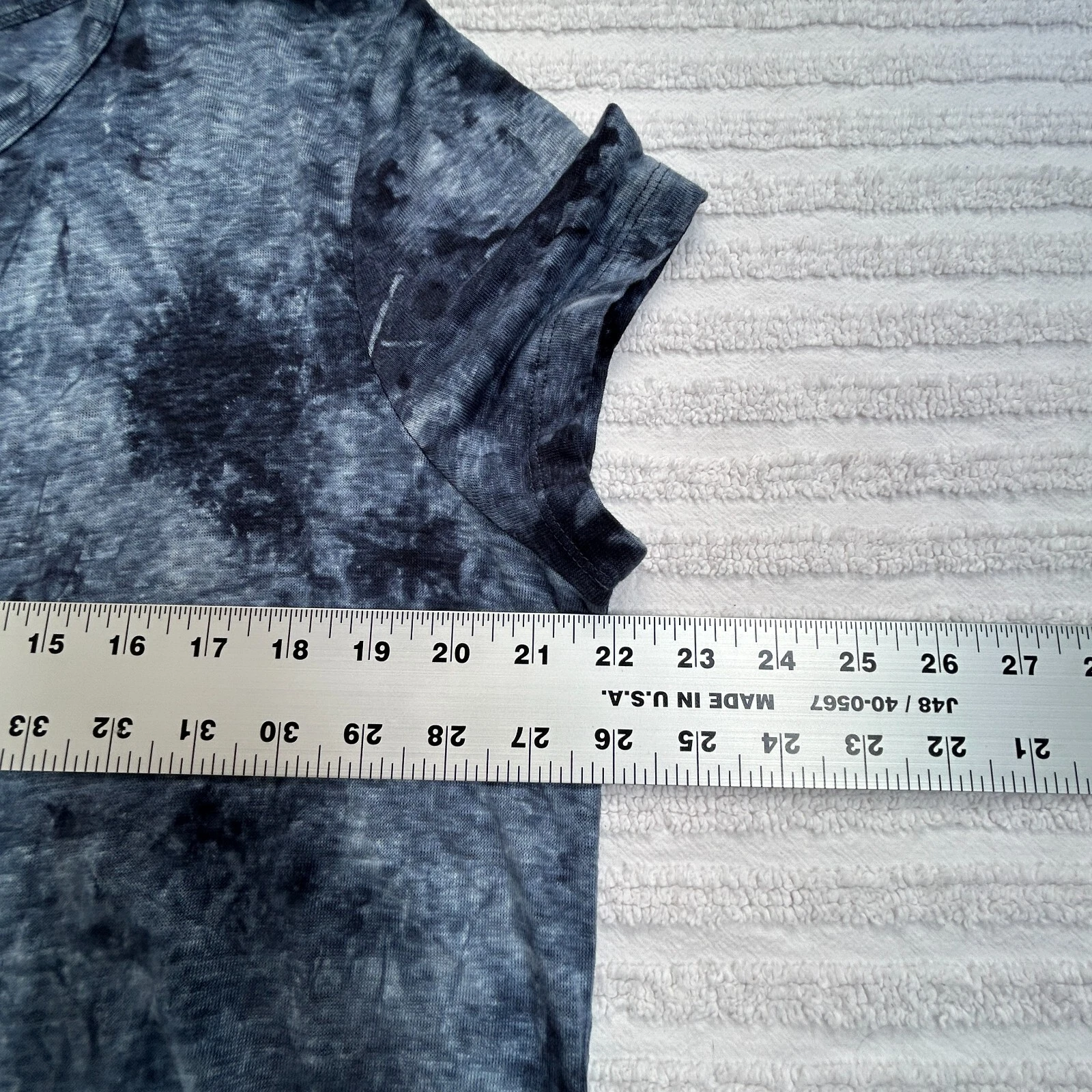 Maxi abito donna Michael Kors nuovo blu navy tie dye icona americana lino taglia XL nuovo