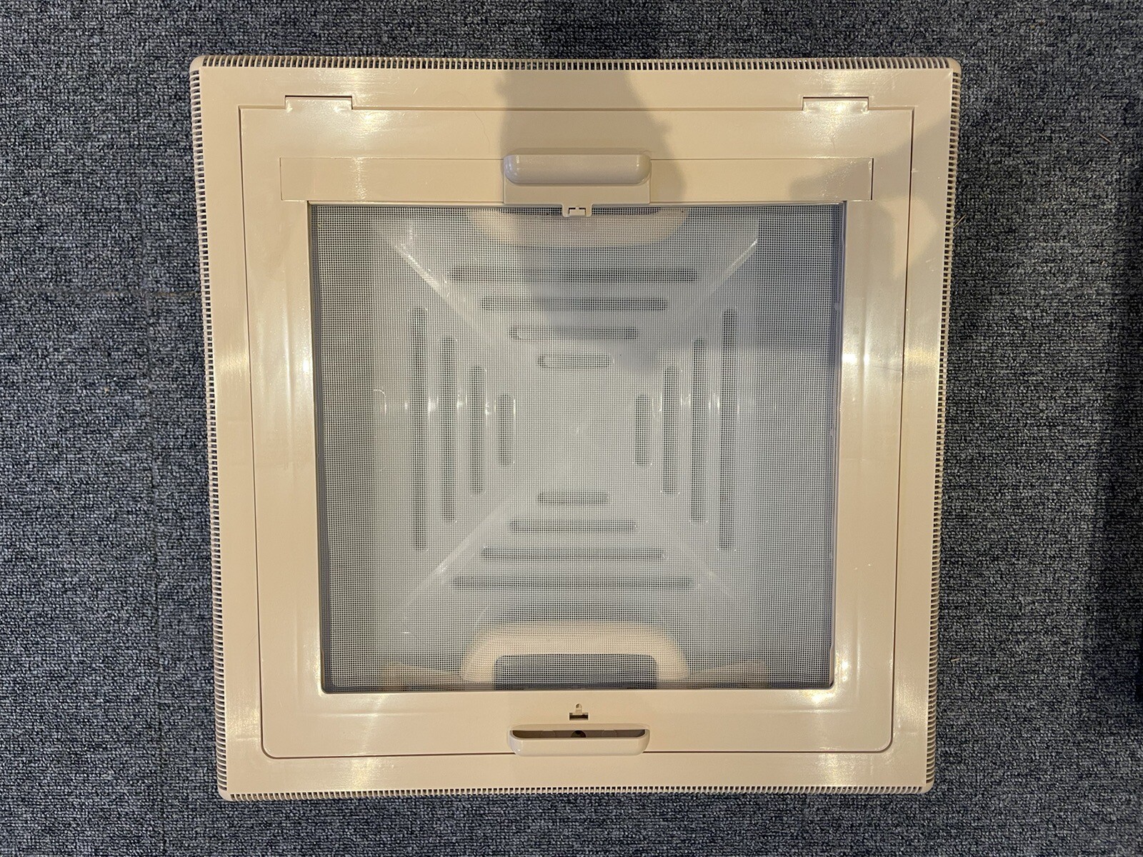 2x campervan caravan motorhome skylight roof vent with and blind