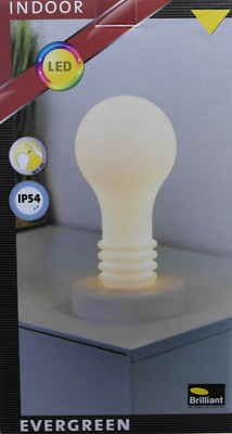 BRILLIANT EVERGREEN LED AKKU Außenleuchte Dekoleuchte RGB Farbwechsler USB 