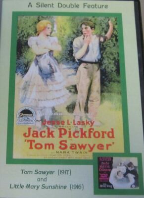 Tom Sawyer 1917 and Little Mary Sunshine 1916 DVD RARE - LIKE NEW!!!