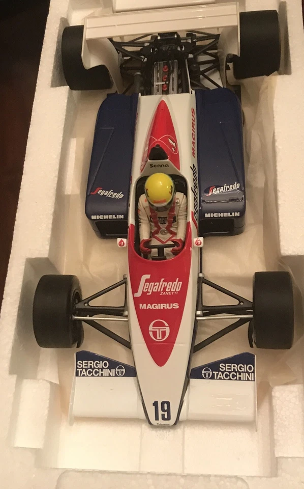 Minichamps Toleman Hart TG184 British GP 1984 - Ayrton Senna 1/18 Scale - Image 2 of 4