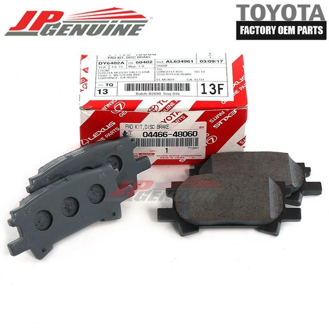 GENUINE TOYOTA LEXUS HIGHLANDER RX330/350/400h OEM REAR BRAKE PADS