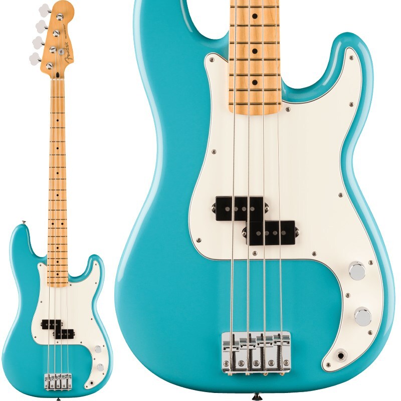 Fender MEX Player II Precision Bass (Aquatone Blue/Maple