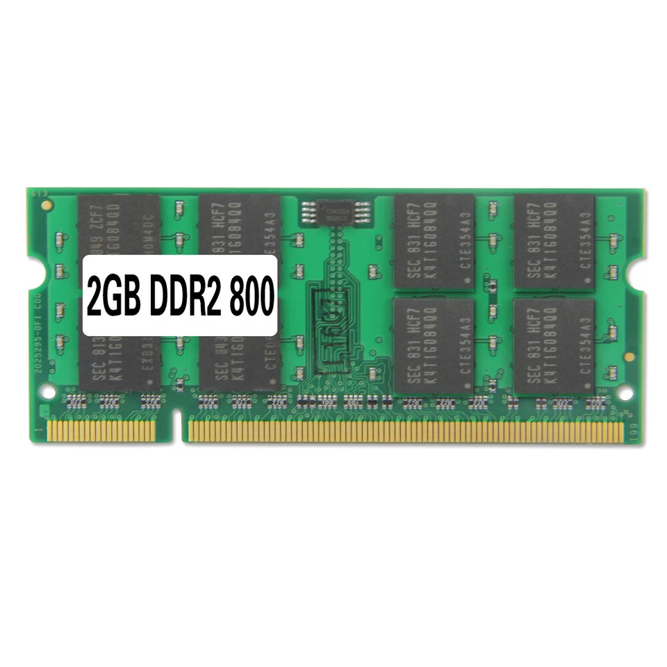 Laptop Memory Ram PC2-6400 DDR2 2GB / DDR2 PC2-6400 800MHz 200 PIN For Notebook - Image 2 of 4