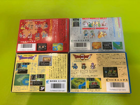 Nintendo Famicom FC NES Dragon Quest 1 2 3 4 I II III IV set ENIX Japan Version