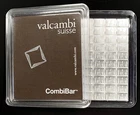 Valcambi 100 X 1 Gram Combi-Bar 0.999 Fine Silver Bar! NO RESERVE! sku 0510