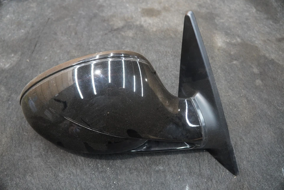 Conjunto de espejo retrovisor puerta pasajero derecho negro 99773162002 Porsche 911 997 2005-13 Foto 2 de 4