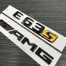 F&uuml;r Mercedes Benz E63S AMG Schriftzug Car Embleme Aufkleber Logo Badge