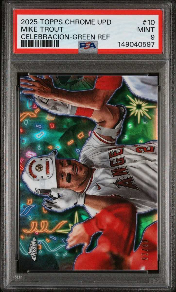 Mike Trout 9 Graded Baseball Sports Trading Cards & Accessories