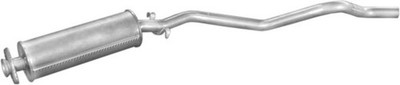 Mittelschalldämpfer POLMO 17.194 für OPEL T85 KADETT Caravan C15 C35 D15 D35 C70