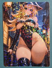 Goth Dark Magician Girl Custom Waifu Card