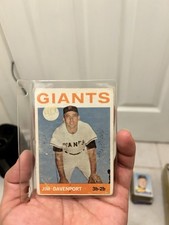 Topps 1964 Jim Davenport Card #82 San Francisco Giants Baseball