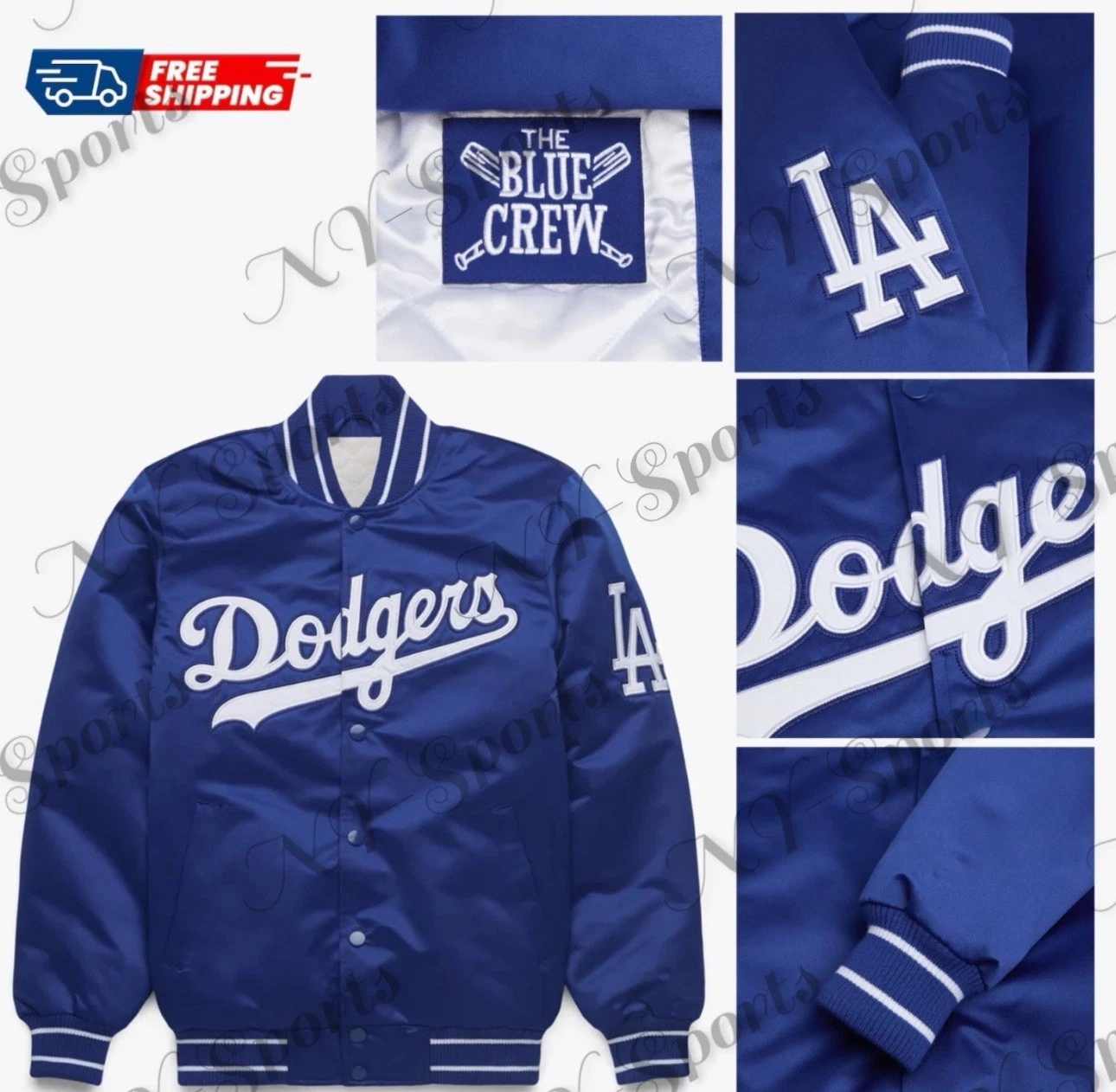 LA Dodger Vintage Starter 2025 champion Collection LA Dodgers Satin Jacket