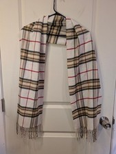 Women's Cashmink V. Fraas Plaid Scarf 65 Inches