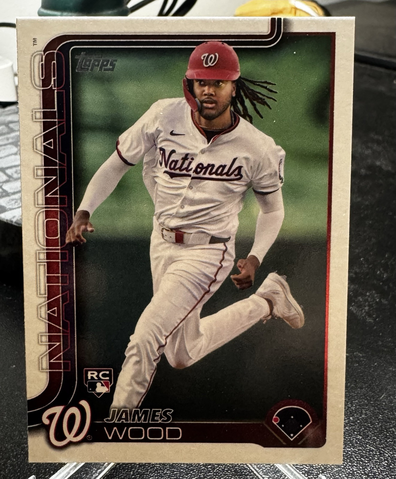 2025 Topps Series 1 James Wood Base Rookie Card #181 - Washington Nationals