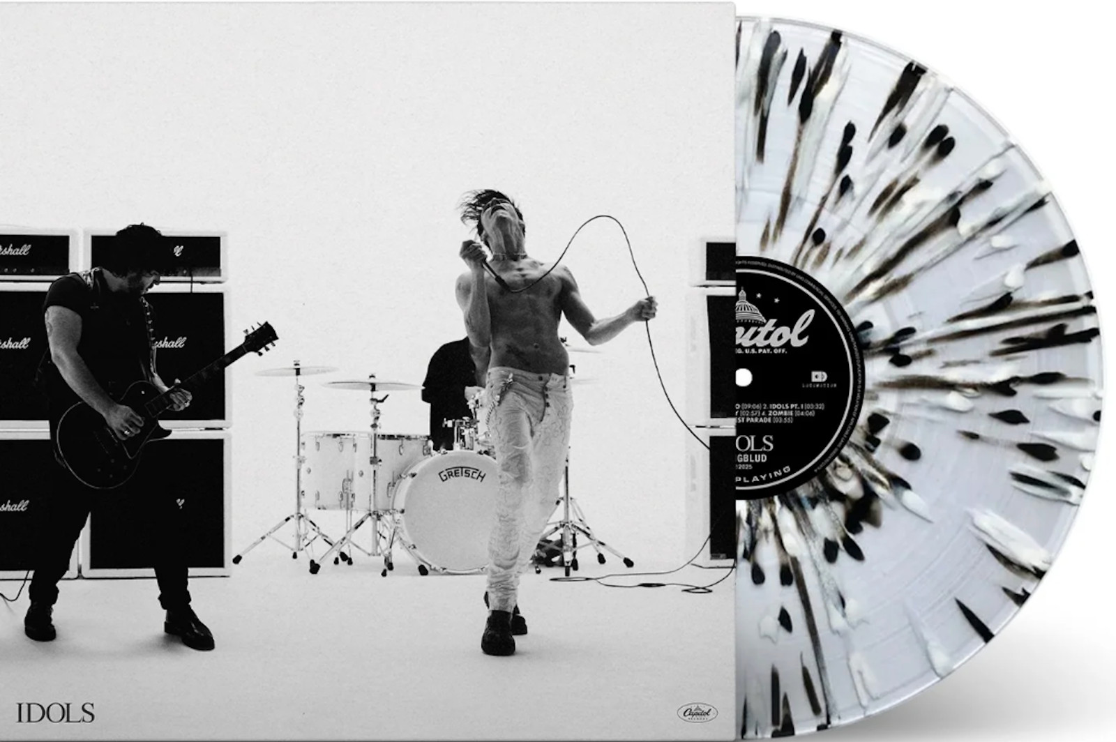 Yungblud Idols LIMITED Shattered State Splatter Deluxe Vinyl LP Poster NEU