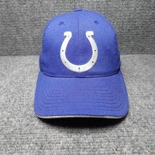 Indianapolis Colts Hat Cap Fitted Mens Medium Blue NFL Football American Needle
