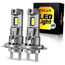 Light Bulbs 6500K White, 38000LM 800 Super Bright Fog Lights, Real 1:1 H7