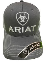 Ariat Mens B-Fit Shield Logo Mesh Back Snapback Cap Hat
