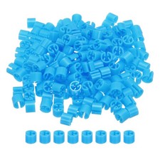 300Pcs Blank Clothes Hanger Marker Fit 3mm Rod for Garment Coding Blue