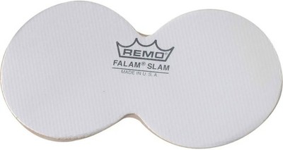 Remo 2,5'' Double Falam Slam Bassdrum Patch, weiß