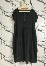 cocon.commerz PRIVATSACHEN NÄHCAFÈ Kleid aus ECOKATTUN in schwarz Größe 2