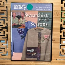 Sewing With Nancy DVD Sweatshirts For All Seasons Nancy Zieman & Mary Mular