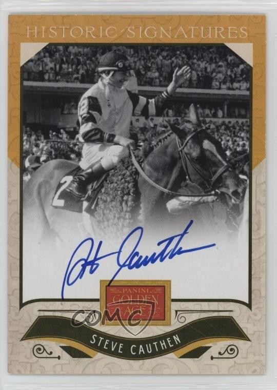 2012 Panini Golden Age Historic Signatures Steve Cauthen #SC Auto u6m