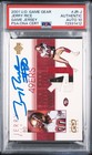 2001 Upper Deck Game Gear Game Jersey Jerry Rice #JR-J PSA Auto 10 HOF
