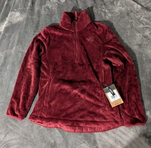 NWT The North Face Women's Osito Fleece Jacket Deep Garnet Red - MEDIUM