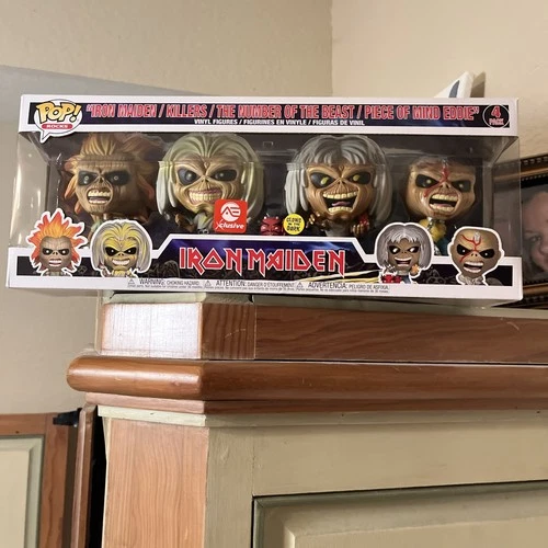 Iron Maiden Pop Rocks 4 Pack Glow In The Dark