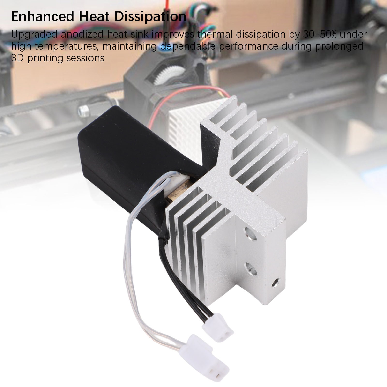 Ceramic Hot End For Ele-goo Cent-auri Carbon 3D Printer 0.6MM Hardened Steel KIT