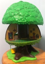 Vtg 1975 Kenner General Mills Tree Tots Family Tree House little people wooden 