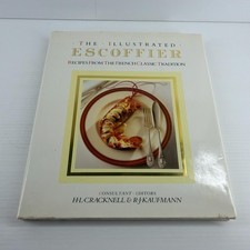 Vintage 1987 The Illustrated Escoffier Johnson Heinemann White HC Cookbook