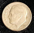 1950D Roosevelt Dime Silver