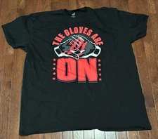 AJ Styles "The Gloves Are On" Black Double Sided T-Shirt WWE Sz 3XL