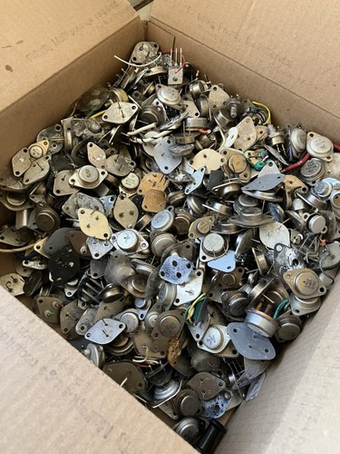 Huge Lot Vintage Power Transistors Mix Used 23 Lbs