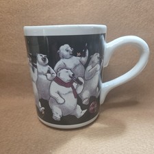 Vintage Coca Cola Polar Bear Coffee Mug By Gibson 1996 Coke Mug Cup Winter