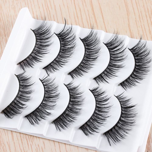 Wispy Fluffy Extension Tools False Eyelashes Thick Cross Natural Long - Picture 8 of 9