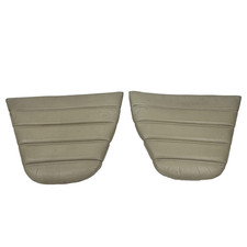 Oem 1975 - 1989 Porsche 930 911 Rear Seat Lower Cushion Set Gray Leather Seats