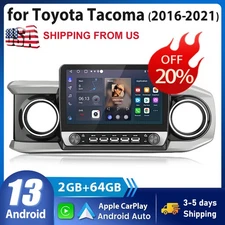 64GB For Toyota Tacoma 2016-2021 Android Car Radio Stereo GPS WIFI Apple Carplay