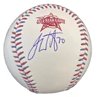 Justin Wrobleski Signed Rawlings 2026 All Star Game Logo Baseball JSA Dodgers