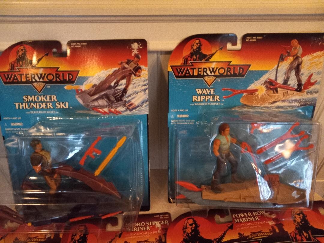 LOT OF 6 KENNER WATERWORLD ACTION FIGURES NEW IN BOX eBay